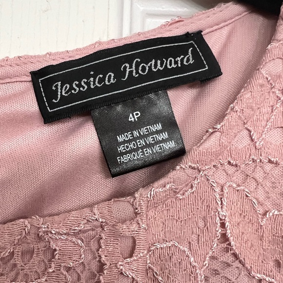 Peach lace dress (NWT) - not for sale (donated) - Picture 3 of 4